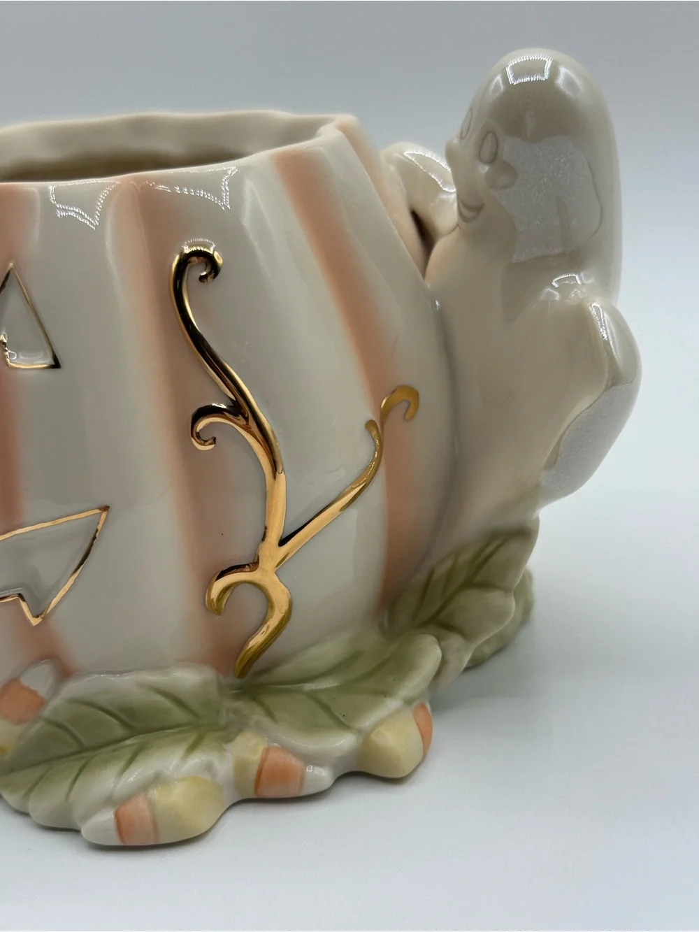 Lenox Halloween Jack-O’-Lantern Pumpkin Ghost Candy Corn Porcelain